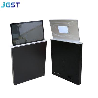 China Custom Electric Voting Name Card at Rear LCD Monitor Elevator Dry Contact Computer Monitor Motorized Elevator for Meeting Room for sale