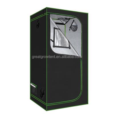 China 60 X 60 X180cm Easily Assembled And 90 X 90 X 180cm Plant Grow Tent For Growing Box Garden Greenhouse Hydroponics for sale