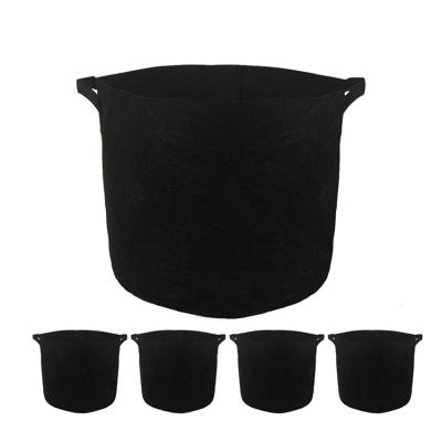 China Breathable FABRIC Pot Grow Kit Herbs Bag and Seeds Felt Nonwoven Grow Pot Water Planter for sale