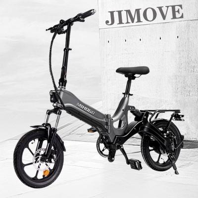 China 2022 48V 400W Electric City Bike 13Ah Battery High Carbon Steel Electric Foldable E-Bike 120Km Chain for sale