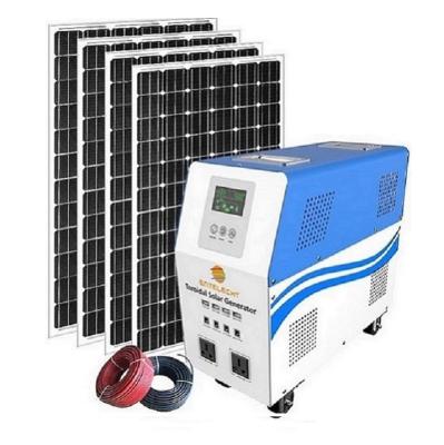 China Home solar power system energy systems generator price all in one solar generator 5 kilowatt for sale