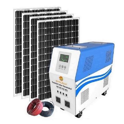 China Home Solar Generators 5kv 1000watts Battery , Generator Set All In One Solar Generator Set for sale