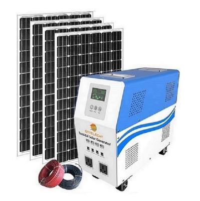 China Home Solar Generator 3000w Portable 2kw Production Installation, All In One 3kw Solar Generator for sale