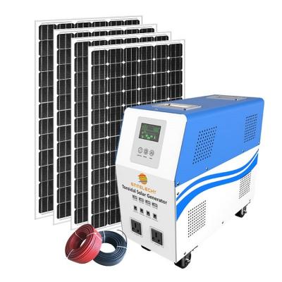 China Home Solar Generator 220v 3000w With Completed Panel For Street Solar Generator All In One for sale