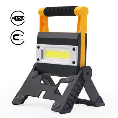 China 2021 High Quality Plastic Car Inspection LED Light Plastic Magnetic Rechargeable LED Work Light for sale