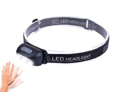 China High Quality Camping 5W LED Rechargeable Headlamp With Red Warning Light for sale