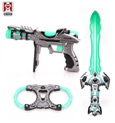 China Plastic Hot Selling Children's Electronic Toy Amazon Instant Toy Gun Music Flash Sword for sale