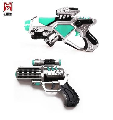 China Electronic Toy Amazon Hot Selling Children's Plastic Throwing Gun, Flash Music Toy Gun for sale