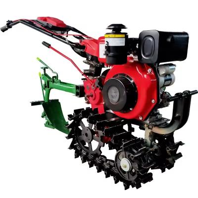 China Farms 7hp 9hp Agricultural Gasoline Diesel Rotary tiller Cultivator Power tiller Machine With Attachments Price Farms for sale