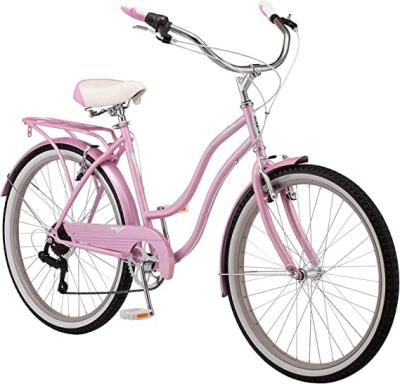 China Destiny Girls /Womens Classic Carbon Fiber Beach Cruiser Bike, Single Speed, Steel Frame, Multiple Colors for sale