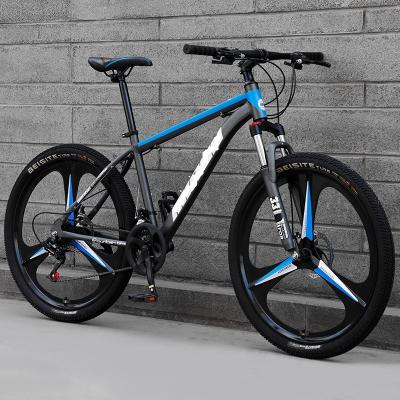 China Carbon fiber other bike wholesale 21/24/27-speed shock absorption racing bicycle carbon steel frame mountainbike 26 inch bicycle for adults for sale