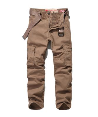 China 2021 High Quality Multi Tactical Outdoor Pocket Trousers Men's Anti-wrinkle Army Cargo Pants Trousers for sale