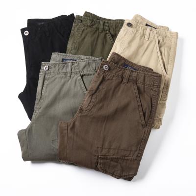 China Anti-Wrinkle Accept Custom Made Men's Casual Style Twill Pants OEM Custom Plus Size Twill Pants Cargo Pants for sale