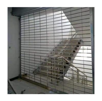 China Anti-theft Modern Stainless Steel Security Grill Rolling Wind-Resistant Silent Door for sale