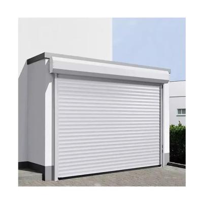 China Cheap Motor Aluminum Alloy Roller Shutter Doors Security Garage Windproof Automatic Door for sale