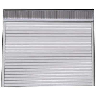 China Aluminum Rolled Shop Doors Automatic And Manual Metal Shutters Windproof Good Quality Rolling Doors for sale