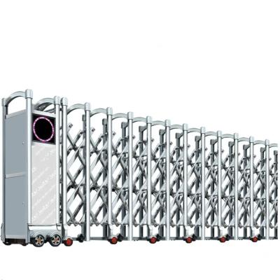 China Anti-theft automatic factory or school gate stainless steel telescopic gate for sale