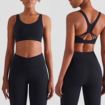 China Beautiful Breathable Activewear Wholesale Fitness Gym Bra Workout Sport Wear Yoga Top Sports Bra For Women for sale