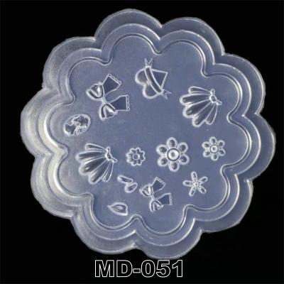 China Eco-friendly 3D Carving Silicone Nail Mold MD001-MD039 for sale