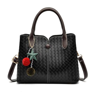 China Manufacturer Retro Fashion Women Large Capacity Handbag Designer Top Handle Satchel Bag Tassel Cross - Body Shoulder Handbags for sale