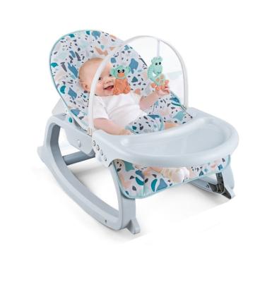 China Plastic Popular Baby Musical Rocking Chair With Dining Table Durable Comfortable for sale