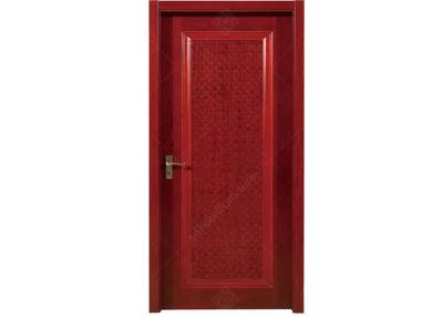 China Durable Internal Hardwood Doors , Solid Core Interior Doors Warmth Preserved for sale