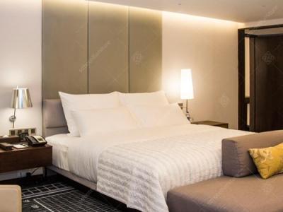 China Foshan 4 Star Hilton Hotel Bedroom Furniture With Wood , MDF , Plywood Material for sale