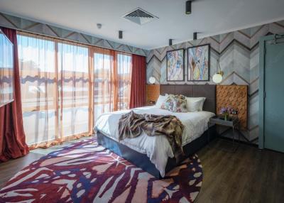 Chine Meubles modernes de chambre à coucher d'hôtel de style nordique artistique avec la laque environnementale à vendre