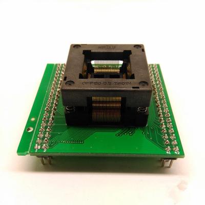 China QFP80,OTQ80-0.5-02 Programmer ,IC test socket, flash for sale