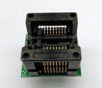 China OTS20 -1.27-01 test socket adapter with PCB for sale