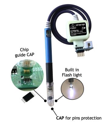 China UPA CABLE TSSOP-8 TO DIP-8 cable for EEPROM FLASH Debuging Data in circuit/on board repairing tools dolden edit for car for sale