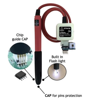 China UPA CABLE SOIC-8 TO DIP-8 cable for EEPROM FLASH Debuging Data in circuit/on board repairing tools dolden edit for car for sale