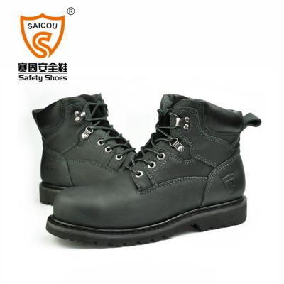 China Welt goodyear goodyear abrasion outsole grain safety shoes oxford leather full shoes welted goodyear shoes for sale