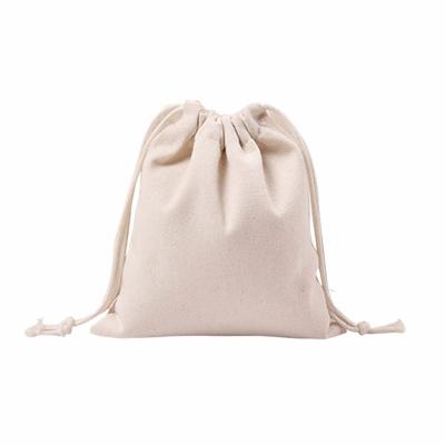 China Durable / Eco / Reusable Cotton Loaf Road Cotton Sling Rope Bag Cotton Bag With Drawstring for sale