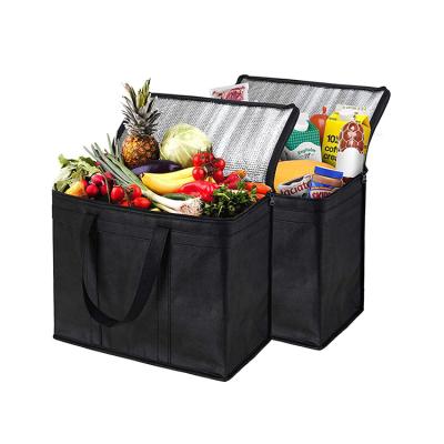 China Wholesale Recyclable Custom Size Full Color Print Extra Large Waterproof Insulated Tote Grocery Thermal Cooler Bag for sale