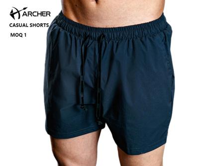 China Wholesales QUICK DRY Zipper Pocket Gym ShortsDurable Polyester Spandex Sporty Workout Shorts Fitness Quick Dry Mens Shorts for sale