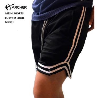 China Wholesale QUICK DRY zipper pocket mesh shorts mens casual custom shorts logo gym shorts breathable custom made sports basketball for sale