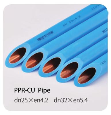 China YiFENG PPR-CU PIPE PIPE T2 PIPE Water Pipe Seamless Red Copper Core Tube Fittings Red Copper Pipe for sale