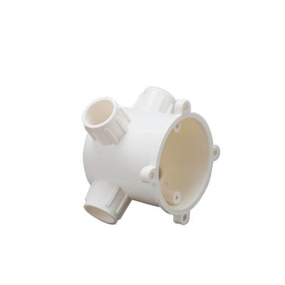 China YIFENG DN50 PVC Cross Conduit Junction Box PVC Fittings Conduit Junction Box Pipe and Cross Pipe Fitting as picture for sale