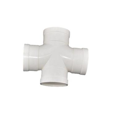 China YIFENG PVC Equal Four Way PVC Connectors DN40 Connectors Upvc Fittings Equal Four Way PVC Fittings for sale