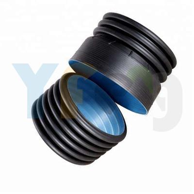 China Corrugated PE Culvert Pipe Double Wall 50mm HDPE Drainage Pipe YIFENG for sale