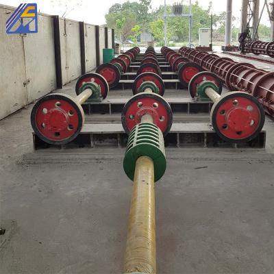 China Centrifugal spining machine 300-1400mm precast concrete spun pile making machine for sale