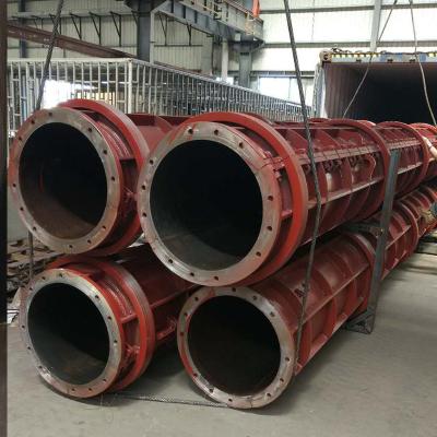 China Steel Prestress Circle Concrete Pile Steel Precast Mold 300-600MM for sale