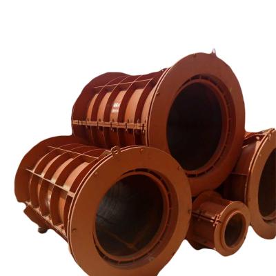 China Cement Pipe Making Molds Steel Concrete Executed Culvert Pipe Mold With Bell And Hanger Roller End Machine for sale