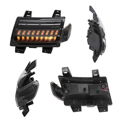 China Durable 2021 DRL/parking light /turning light Loyo ABS fender flare lights LED turn signal with amber/white flash for Jeep Wrangler JL for sale