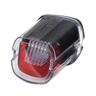 China High Quality Unique Motorbicyle EMC Hover U Design Tail Light Motorcycle Replacement Integrated With License Plate Rear Tail Lamp For Harley for sale