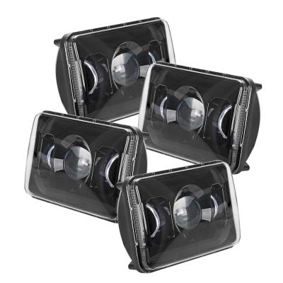 China High Power 150W 4x6 Inch Square Led Headlights 4x6