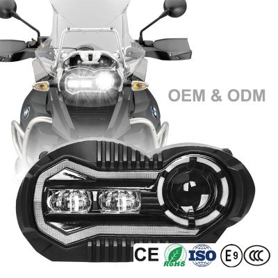 China High Low Beam Halogen Focos Para Auto Motorcycle Led Projector Headlight For BMW R1200Gs R 1200 Gs Adventure for sale