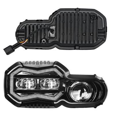 China CE and E-mark Approved Headlight for BMW F800GS F800R F700GS F650GS Adv Motorcycles LED Head Lamp F800S for sale