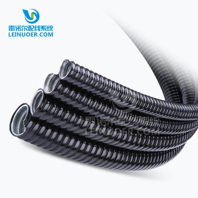 China Hot-dipped Galvanized Steel PVC Raw Material + PVC Coated Flexible Metal Weatherproof Conduit for sale